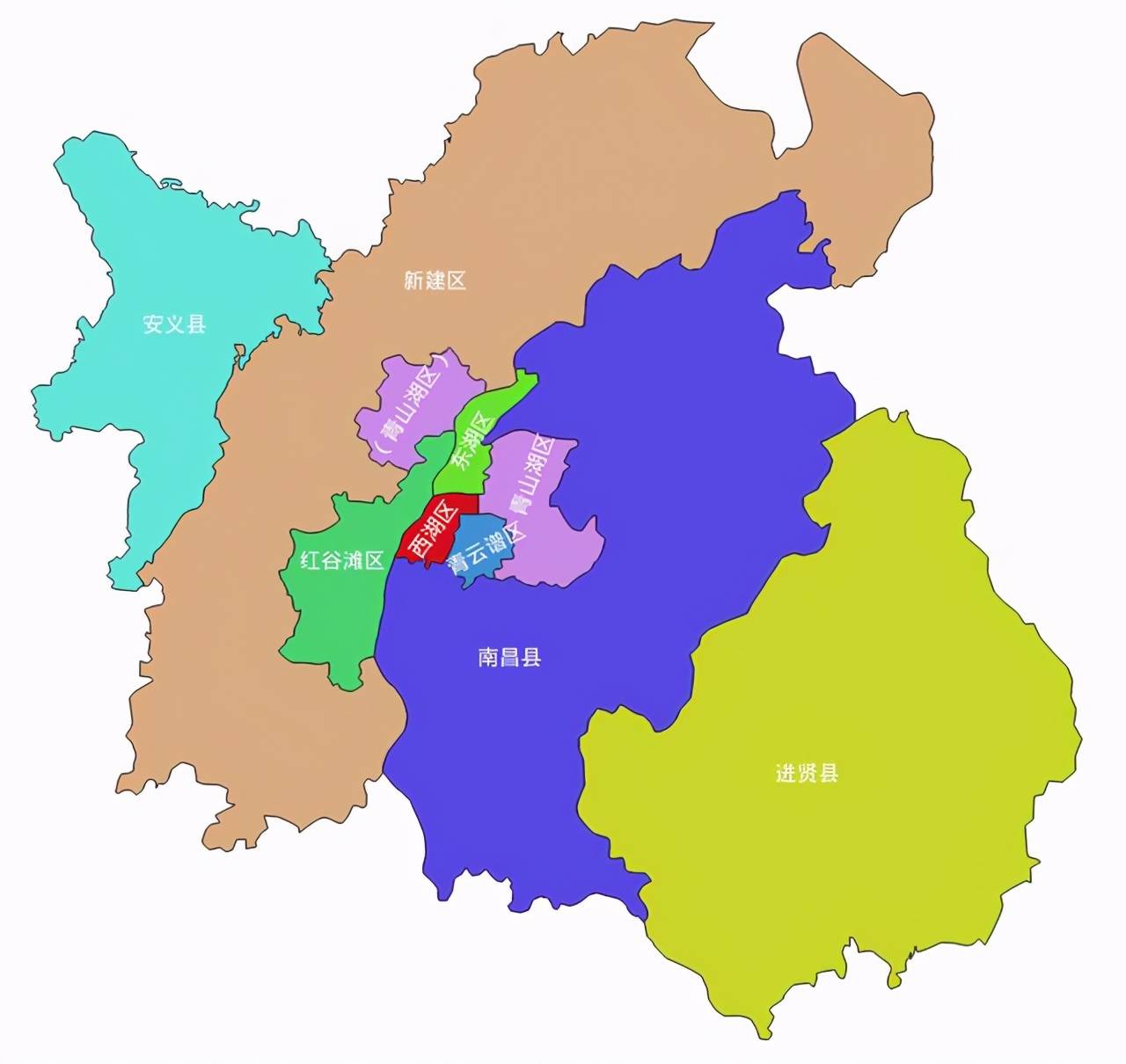 南昌县最新地图，回溯历史脉络，探寻时代地位